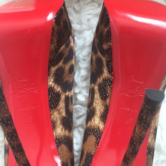 Christian Louboutin Fetish Peep Toe Heels - Picture 5 of 8